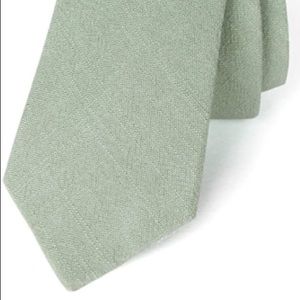 Sage Green Skinny Necktie - Spring Notion